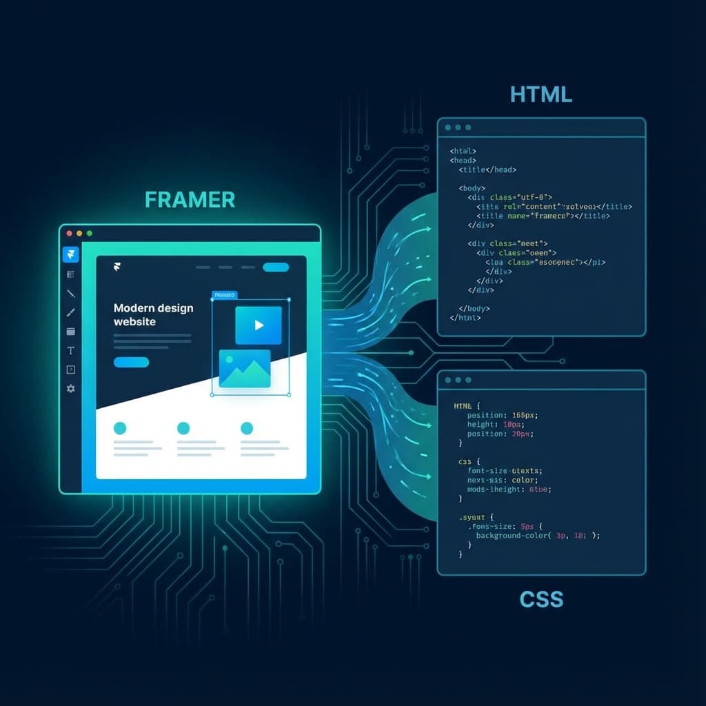 Cómo Exportar tu Sitio de Framer a HTML y CSS (Guía 2025)